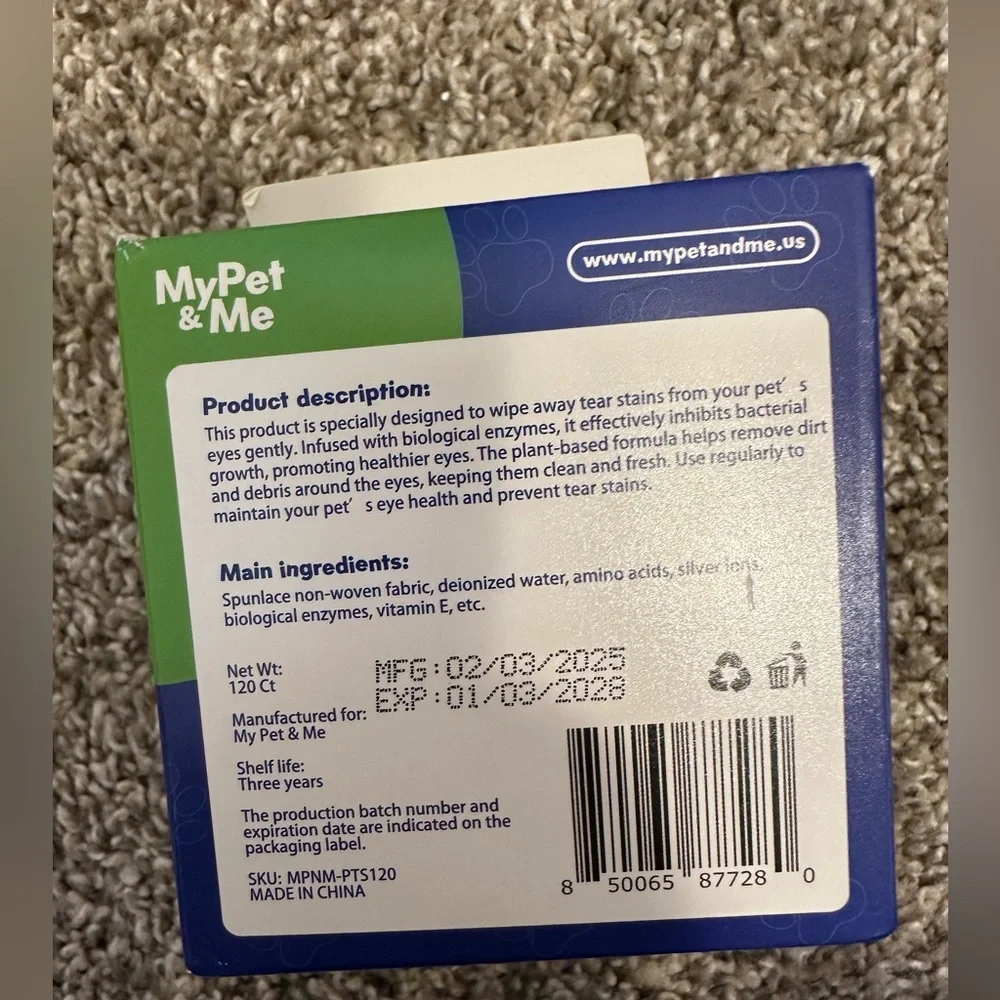 Pet Tear Stain Wipes